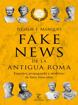 cover image of Fake news de la antigua Roma